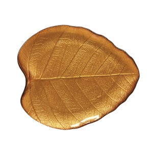 Easy Life/Nuova R2S, szklana patera 28x23cm - JESIENNE LIŚCIE