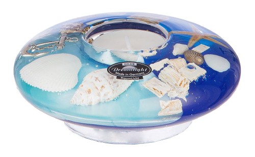 Dreamlight, świecznik na t-light UFO - OCEAN, średnie 13cm