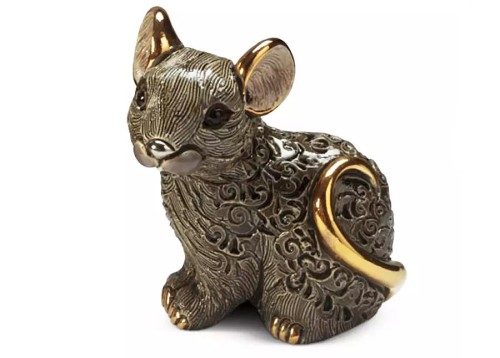 De Rosa Rinconada, urugwajska figurka ceramiczna MAŁY CZARNY SZCZUREK