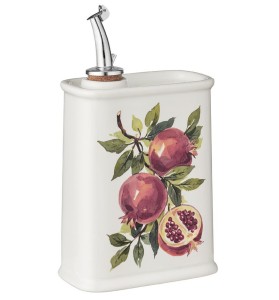 Nuova Cer., butelka na oliwę - PARADISO DELLA FRUTTA/owoce granatu (250ml)